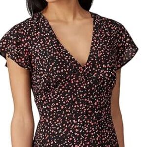 Bb Dakota size 4 heavy petals midi dress